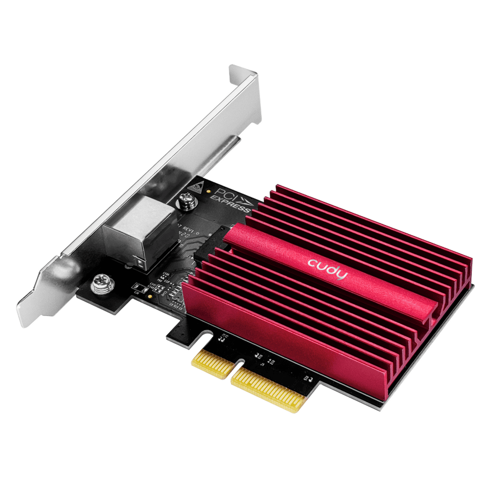 Адаптер беспроводной связи (Wi-Fi) CUDY 10G PCI Express Adapter Marvell AQC113 10Gbps PCI Express Adapter, Marvell AQC113R, 10G