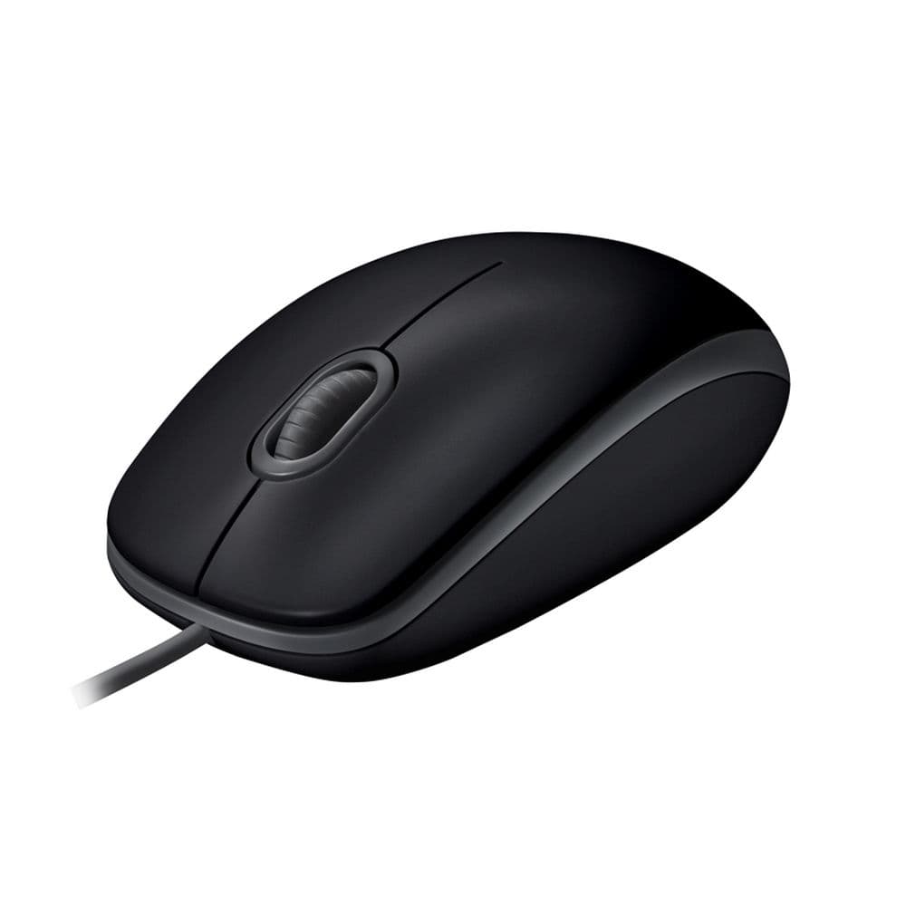 Мышь Logitech B100 Black |910-003357| черная, оптическая 800dpi, USB, 1.8м, 10