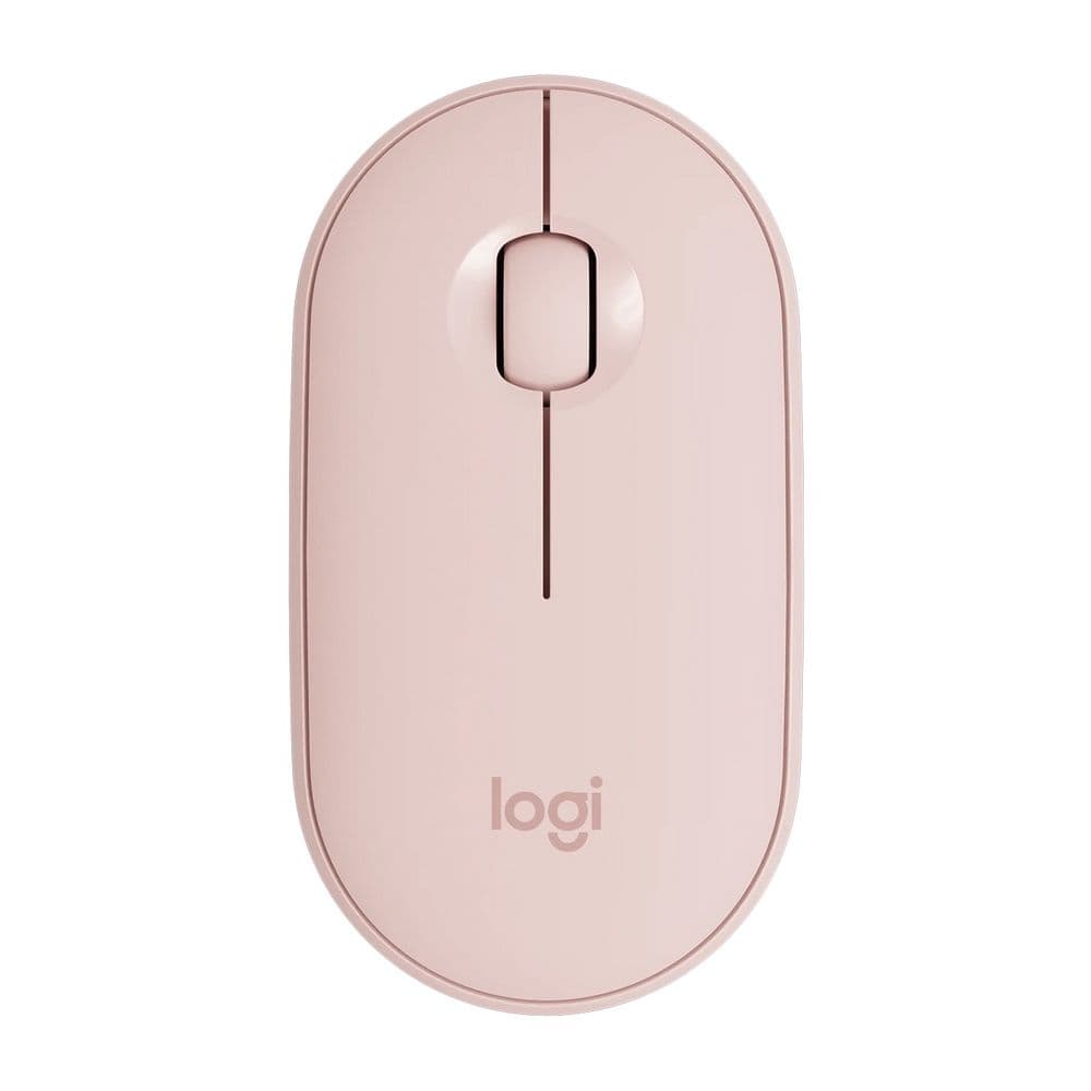 Мышь беспроводная Logitech Pebble M350 Pink розовая, оптическая, 1000dpi, 2.4GHz, USB-ресивер, бесшумная, под обе руки
