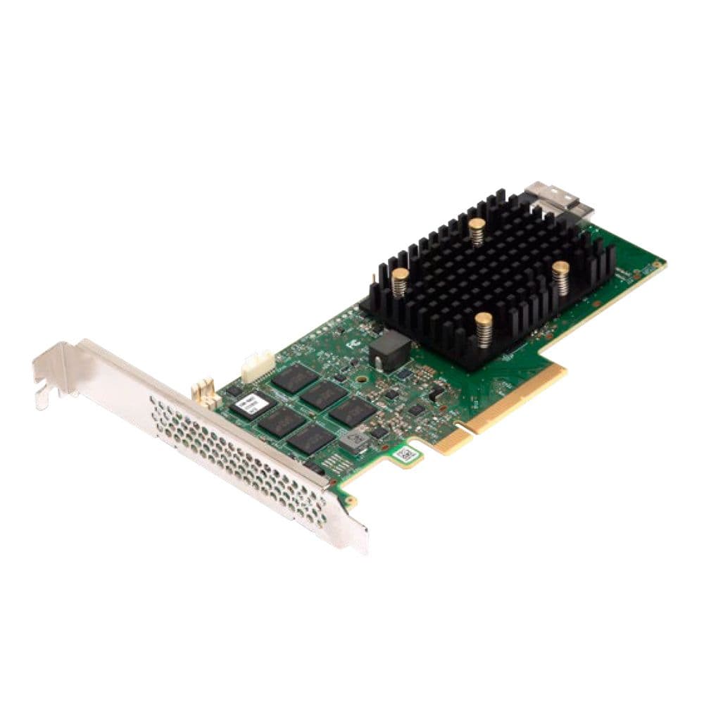 HBA-адаптер Broadcom SAS 9500-8i SGL (05-50077-03 / 03-50077-03002) PCIe v4 x8 LP, Tri-Mode SAS/SATA/NVMe 12G HBA, 8port(1*int S