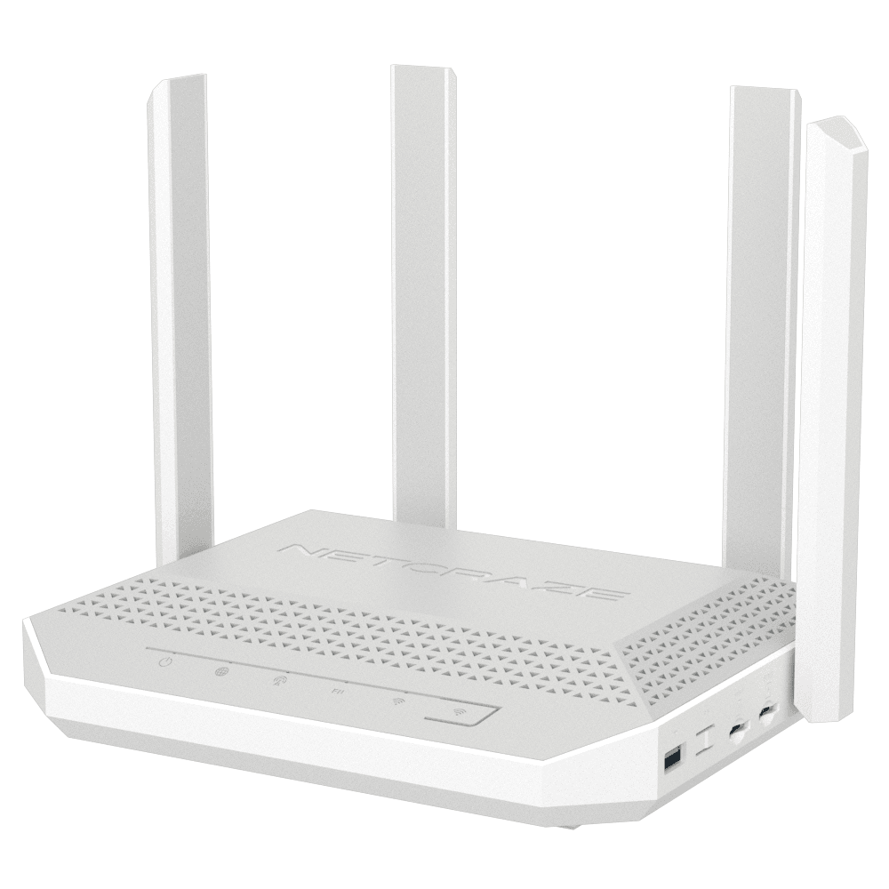 Маршрутизатор (Keenetic) Netcraze Hopper 4G+ (NC-2312) Гигабитный интернет-центр с модемом 4G+, двумя слотами для SIM-карт, Mesh