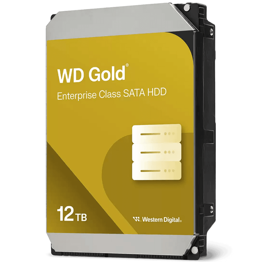 Жесткий диск Western Digital 12TB WD122KRYZ Gold, SATA3, Cache 512MB, 7200 rpm
