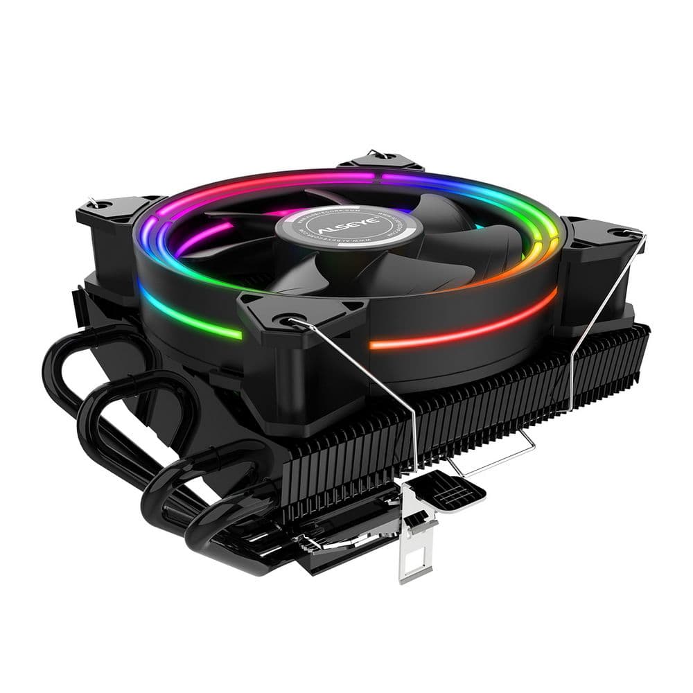 Вентилятор ALSEYE H120T Universal, 125W, 120mm FAN, 8002000 rpm, 24.135.5 dBA, RGB, PWM, RTL20