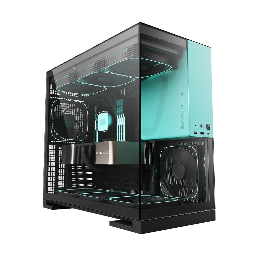Корпус Geometric Future Model 5 Black Blue / mid tower, E-ATX / 1AM5WKBB00100