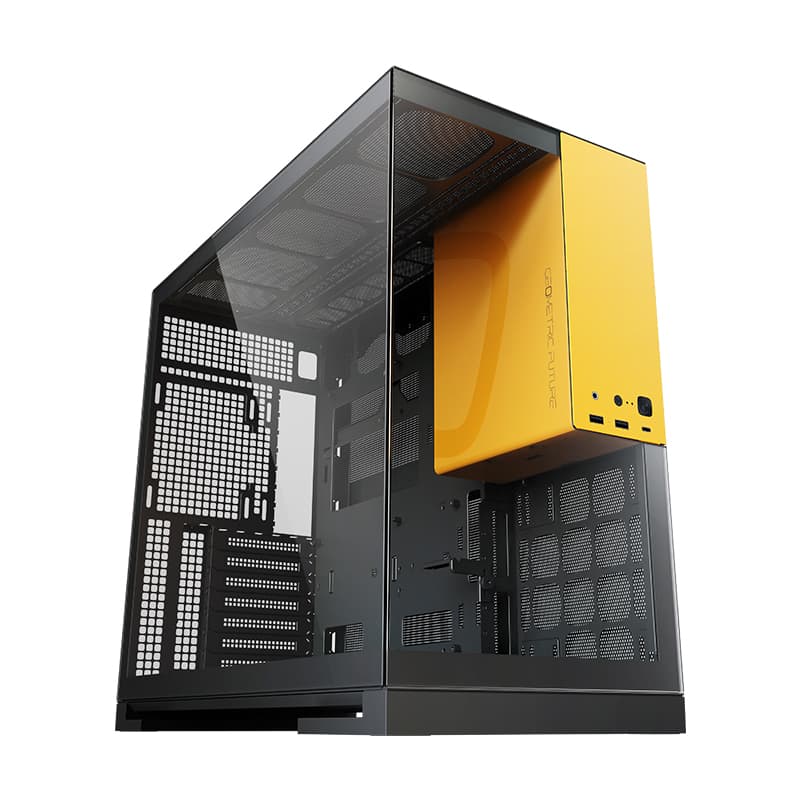 Корпус Geometric Future Model 5 Black Yellow / mid tower, E-ATX / 1AM5WKBY00100