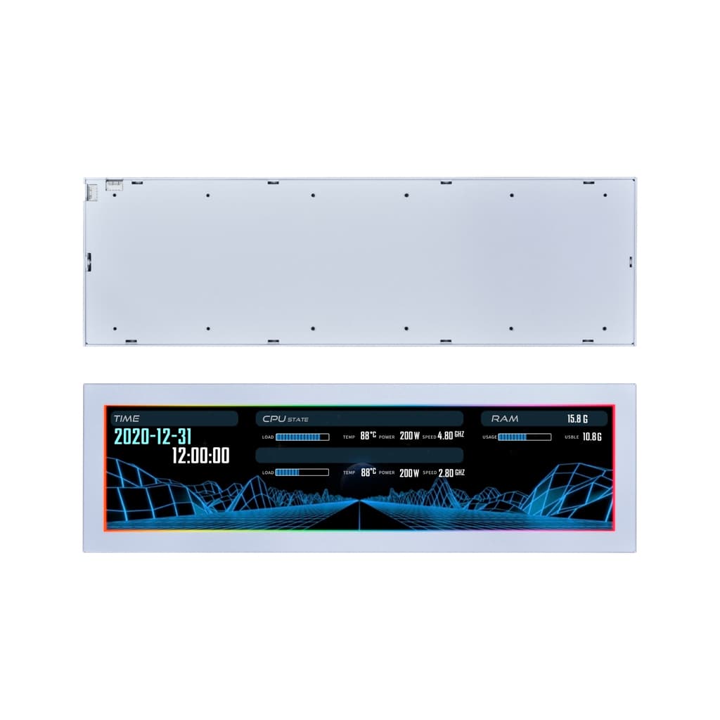 Универсальный дисплей Lian Li / 8.8” IPS LCD / 1920x480 / White / G89.SM088W.R0
