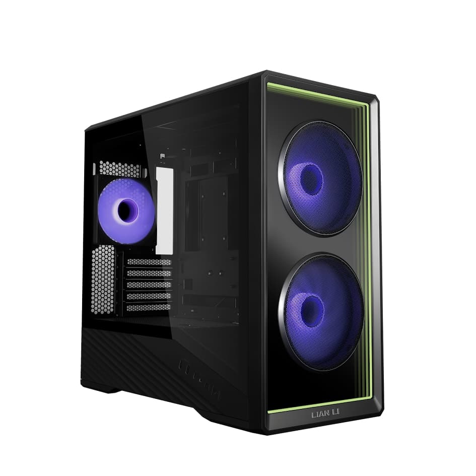 Корпус Lian Li Vector 150 INF / Black / mATX, TG / 2x 140mm + 1x 120mm ARGB PWM Fan / Fan HUB / G99.V150INFX.10R