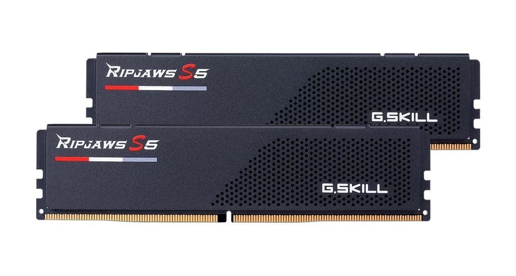 Модуль памяти DDR5 G.SKILL RIPJAWS S5 32GB (2x16GB) 6000MHz CL36 (36-36-36-96) 1.35V / F5-6000J3636F16GX2-RS5K / Black