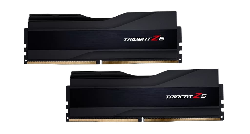 Модуль памяти DDR5 G.SKILL TRIDENT Z5 32GB (2x16GB) 6000MHz CL36 (36-36-36-96) 1.35V / F5-6000J3636F16GX2-TZ5K / Black